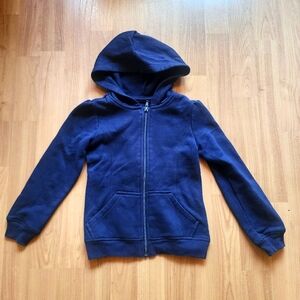 FRENCH TOAST Brand Girl Navy Hooded Jacket (4/5)